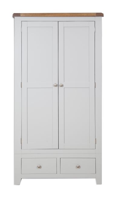 Parisian Grey 2 Door Wardrobe by IFD | Style Our Home