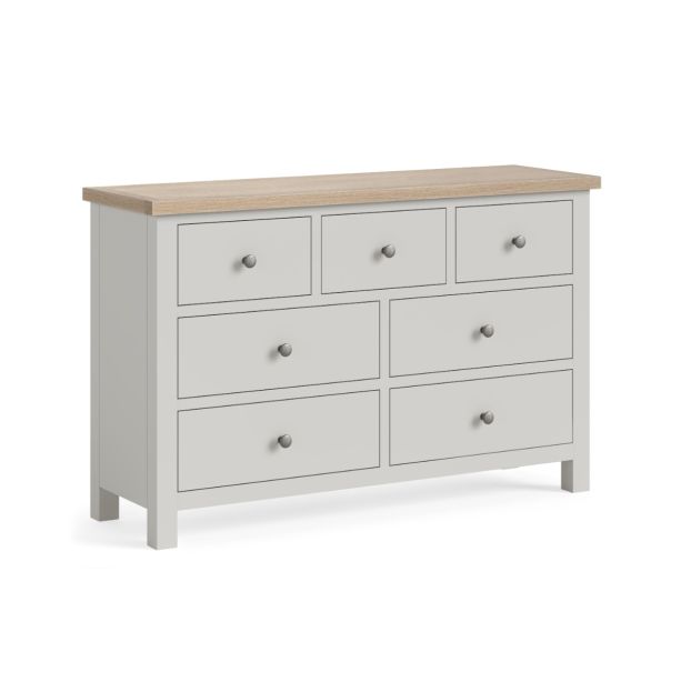 Modern Country Light Grey 3 over 4 Chest by Condell/Global Home Group | Style Our Home