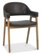 Camden Rustic Oak 4-6 Seater Table & 2 Arm Chairs in Old West Vintage & Small Bench by Bentley Designs | Style Our Home