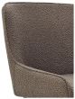 Rubens - Mocha Beige Boucle Fabric Bar Stool with Black Legs (Pair)