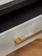 Cadivexa 1 Drawer Shagreen Side Table