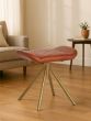 Bufvora Tan Leather Footstool