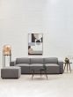 Toulix Grey Fabric Armless Modular Sofa