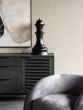 Decorative Queen in Black Finish