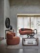Thorn Metal and Glass Square Coffee Table