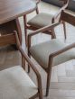 Monty Wooden Upholstered Dining Chair in Sage