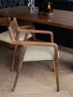 Monty Wooden Upholstered Dining Chair in Sage