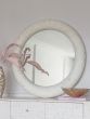 Ason Bone Inlay Round Mirror 100cm