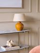 Aubrey Terracotta Ceramic Lamp With Hessian Shade Small E27 60W