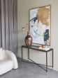 Stella Square Glass Console Side Table