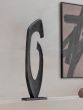 Axis Black Aluminium Sculpture 117cm