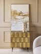 Verano Brass 2 Door Cabinet