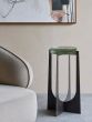 Glenthorpe Brick Glass Accent Table
