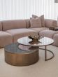 Belvedere Royal Gold Set of 2 Nesting Coffee Tables