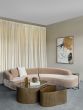 Eden Modular Sofa in Mocha Velvet