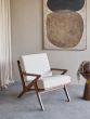 Athea Wooden Natural Upholstered Armchair by Ora Designs | Style Our Home