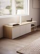 Albi Light Oak / White Metal Tv Stand 190 | Style Our Home
