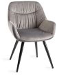 Tivoli Weathered Oak 6-8 Seater Table & 6 Dali Grey Velvet Chairs by Bentley Designs | Style Our Home