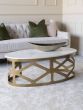 Metropolitan Coffee Table Satin Bronze Finish by Libra | Style Our Home
