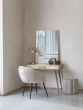 Scallop Footstool in Smokey Taupe Velvet by Libra | Style Our Home