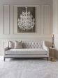 Theodore Buttoned Sofa in Ivory Fabric 200cm by Libra Designs | Style Our Home
