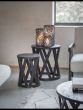 Cali Solid Wooden Set of 2 Nesting Side Tables in Black by Libra | Style Our Home