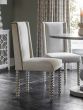 Barnabus Upholstered Dining Chair Ivory by Libra Designs | Style Our Home
