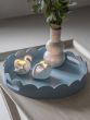 Laura Ashley Blue Spray Northall Circular Tray by Ora Designs | Style Our Home