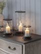 Laura Ashley Dark Bronze Cleverton Hurricane Lamp Small by Ora Designs | Style Our Home