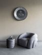 Palladium Wall Clock with moving Dials Black Nickel 80cm by Libra Designs | Style Our Home
