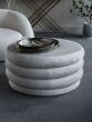 Casa Upholstered Storage Ottoman Cream by Libra Designs | Style Our Home