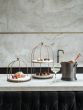 Belvet Aged Gold Two Tiered Stand