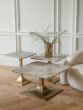 Mono Marble Side Table  44cm