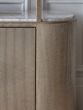 Belvet Aged Gold Shelving Unit With Storage