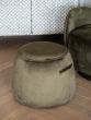 Bonson Upholstered Stool Velvet Green