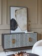 Delaney Bone Inlay Four Door Buffet Cabinet