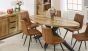 Wessex Solid Wood & Metal Oval Dining Table 6-8 Seater