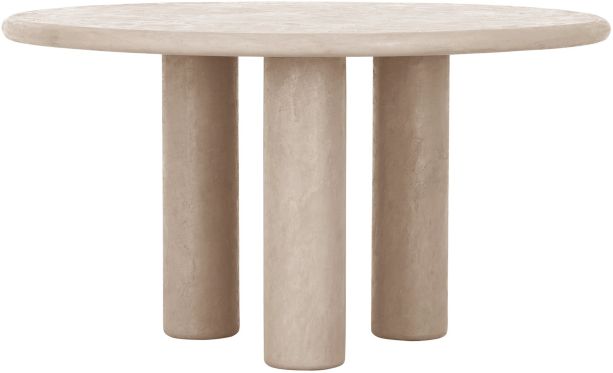 Clio 140cm Sand Round Dining Table by DTP Interiors | Style Our Home