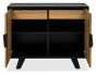 Emerson Rustic Oak & Peppercorn Narrow Sideboard by Bentley Designs | Style Our Home
