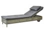Presley Taupe Sunbed - Grey Natté by Cane-line | Style Our home