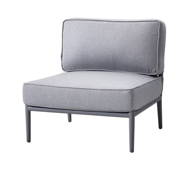 Conic Light Grey Single Seater Chair by Cane-Line | Style Our Home