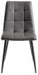 Dansk Scandi Oak 6 Seater Dining Table & 6 Mondrian Dark Grey Faux Leather Chairs with Sand Black Powder Coated Legs - Style Our Home