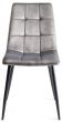 Dansk Scandi Oak 6 Seater Dining Table & 6 Mondrian Grey Velvet Fabric Chairs with Sand Black Powder Coated Legs - Style Our Home