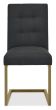 Athena Fumed Oak Upholstered Cantilever Chair by Bentley Designs | Style Our Home