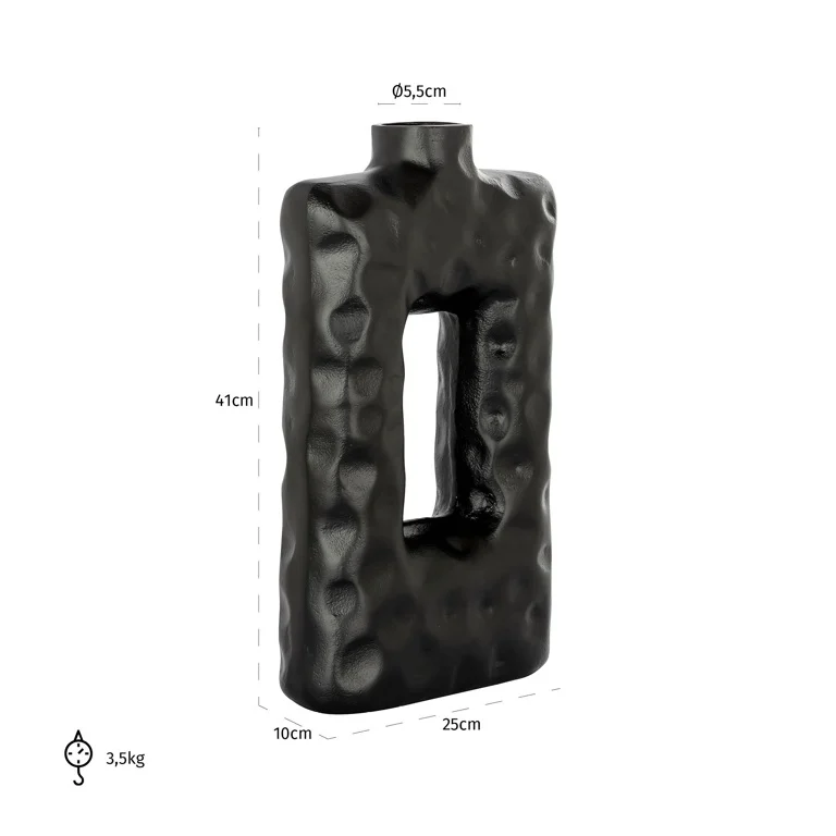Vase Alain (Black) by  Richmond Interiors | Style Our Home