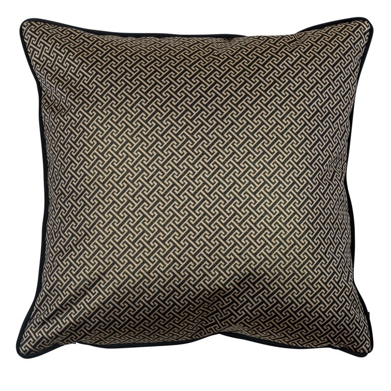 Cushion Joey 50x50 (Donna-21056-Geo Classic Big 9999 Black) by  Richmond Interiors | Style Our Home