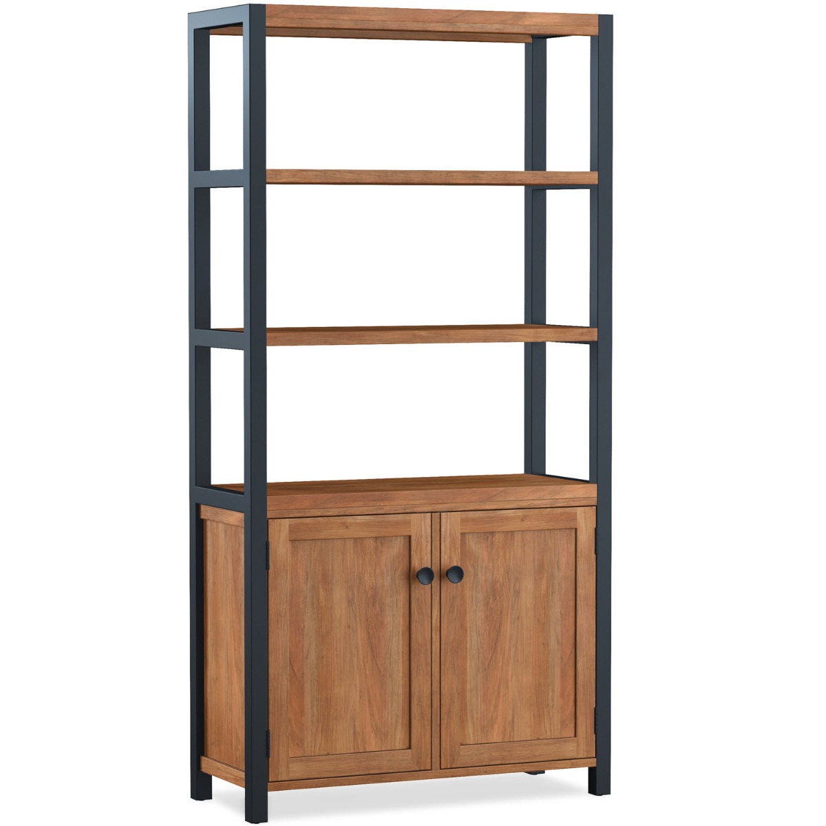 Tall Bookcase With Doors by Hertiance Furniture | Style Our Home