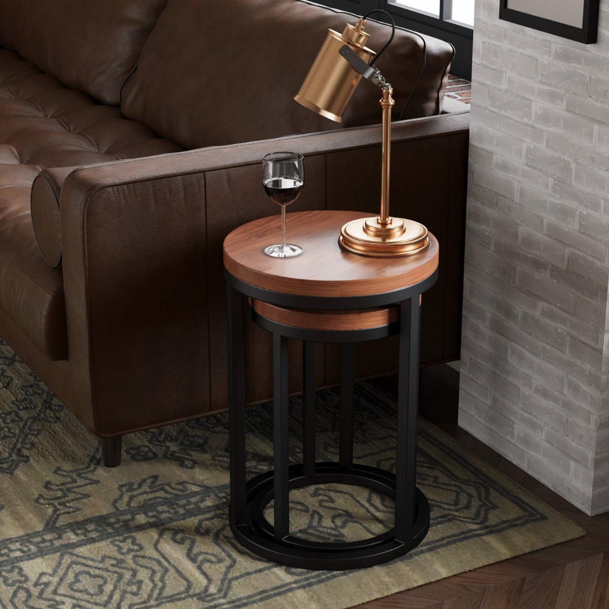 Circular  Nest Of 2 Tables by Hertiance Furniture | Style Our Home