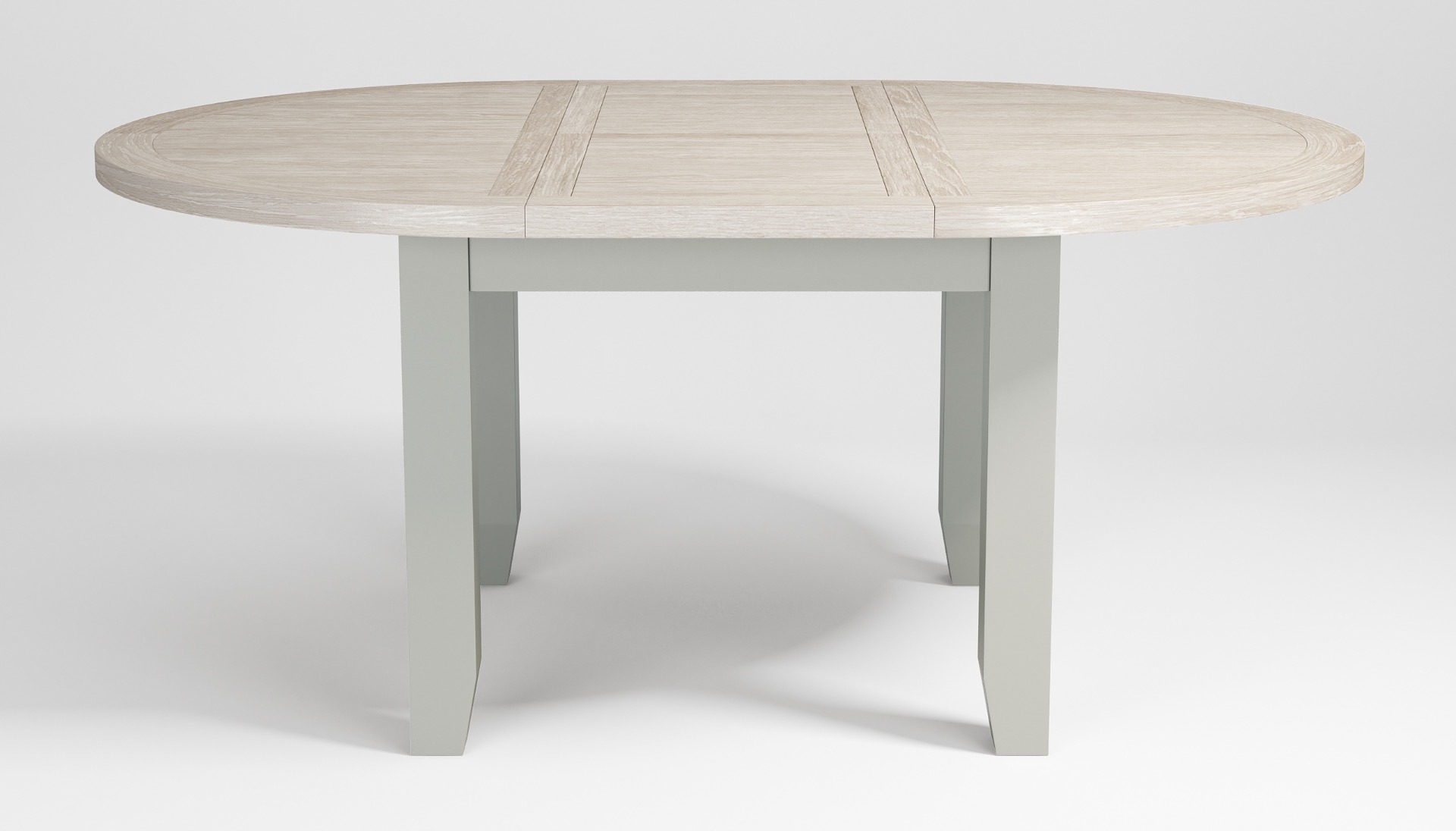Jasmine Mist Oak 110-150cm Extendable Round Dining Table - Style Our Home
