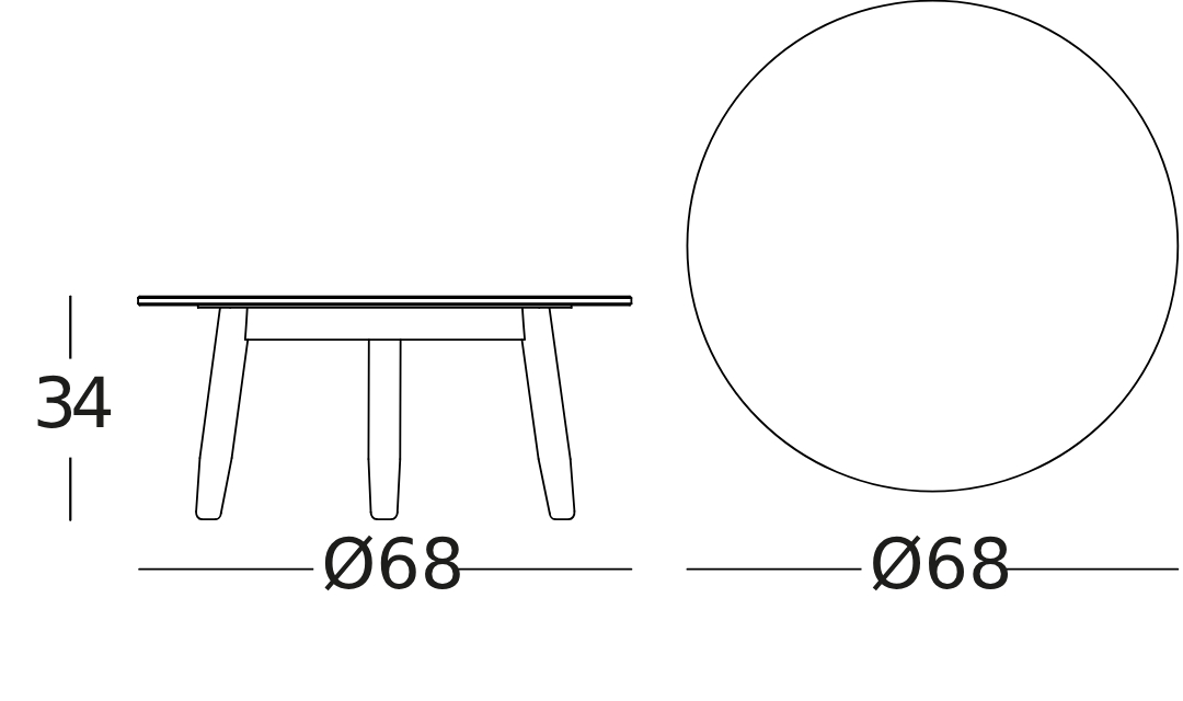 David Round coffee Table  by Vincent Sheppard - Style Our Home